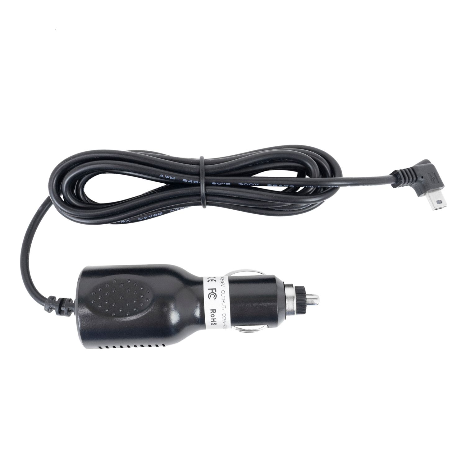 Incarcator auto PNI cu mufa mini USB 12V - 5V 2A, pentru GPS, lungime cablu 190 cm fotografia produsului View 3 L