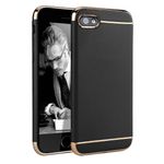 Husa telefon Apple Iphone 8 ofera protectie Subtire 3in1 Lux Black Matte Full fotografia produsului