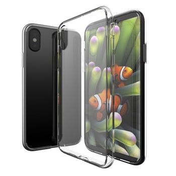 Husa telefon apple iphone xs, ofera protectie silicon ultrasubtire lux clear