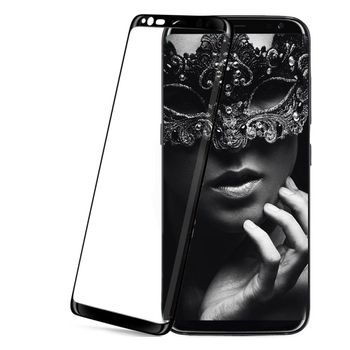 Folie sticla securizata protectie ecran 3d securizata telefon samsung s8 plus ofera protectie ultrasubtire black