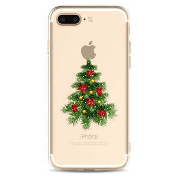 Husa telefon Iphone 7 Plus ofera protectie Ultrasubtire Christmas Tree Case TotulPerfect Iphone imagine noua 2022