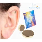 Set 2 Bucati Magneti ajutor in Renuntarea la Fumat, Acupresura cu Magneti anti Fumat, Renunta la Fumat usor, Aurii, TotulPerfect fotografia produsului View 5 S