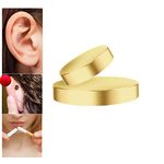 Set 2 Bucati Magneti ajutor in Renuntarea la Fumat, Acupresura cu Magneti anti Fumat, Renunta la Fumat usor, Aurii, TotulPerfect fotografia produsului