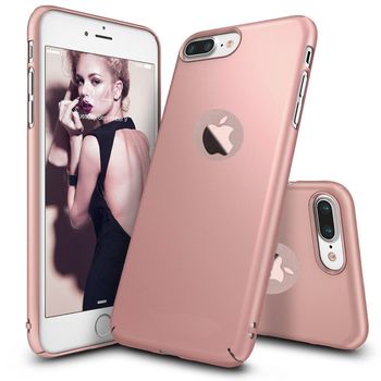 Husa telefon iphone 8 ofera protectie ultrasubtire - silk rose matte