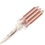 Ondulator Profesional Triplu Par 3 Tuburi 220 &deg;C, 50W, 21-30mm Grosime, Profesional Tourmaline Ceramic Rose Gold fotografia produsului View 5 S