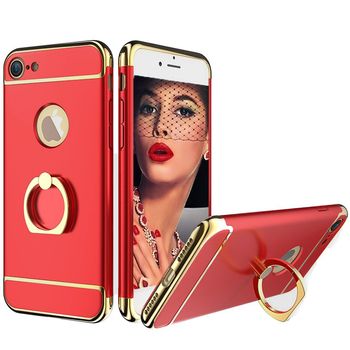 Husa telefon iphone 6/6s ofera protectie 3in1 ultrasubtire - deluxe red ring