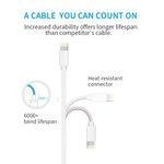 Cablu de Date / Alimentare Usb Lightning MFI 5/6/7/8 Plus, 10 Compatibil Apple Iphone, G 3M fotografia produsului View 3 S