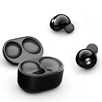 Casti mini tws twins true wireless stereo bluetooth 4.2 fara fir in-ear earphone cu stand incarcare