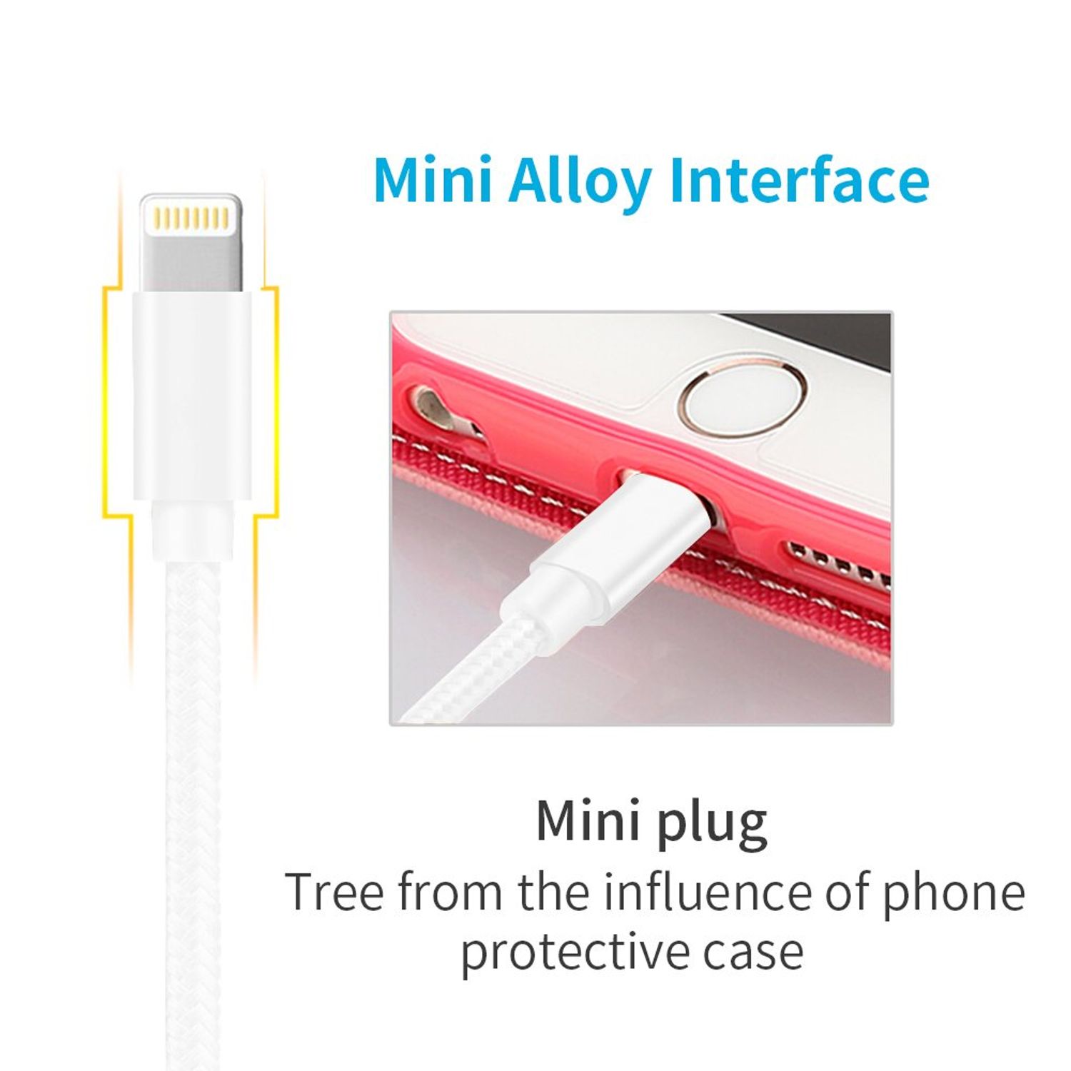 Cablu de Date / Alimentare Usb Lightning MFI 5/6/7/8 Plus, 10 Compatibil Apple Iphone, G 3M fotografia produsului View 6 L