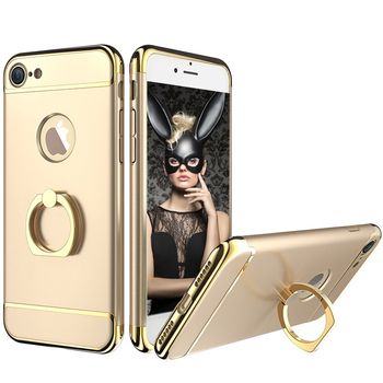 Husa telefon iphone 7 ofera protectie 3in1 ultrasubtire - deluxe gold ring