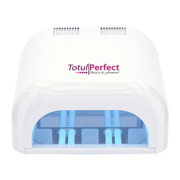 Lampa uv unghii profesionala 36 w abs – tunnel white, alb