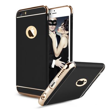 Husa ultrasubtire iphone protejeaza 3in1 elegant black