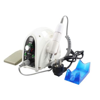 Freza electrica profesionala unghii 35000rpm alba 60w + cadou varf ceramica!