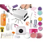 Kit Start 15 Geluri Uv - Extra + Freza + Aspirator Praf Complet fotografia produsului
