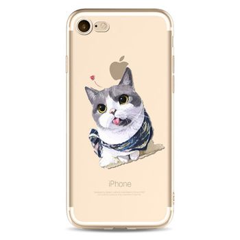 Husa telefon iphone 7 ofera protectie ultrasubtire - cat