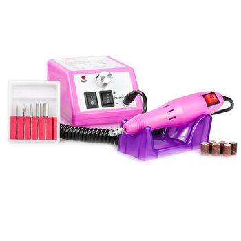 Freza electrica profesionala unghii 24000rpm + carusel decor unghii cadou!