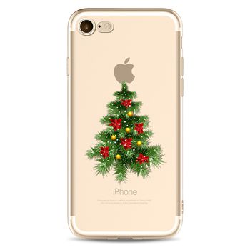 Husa telefon iphone 6 plus /6s plus ofera protectie ultrasubtire christmas tree