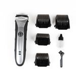 Masina de tuns-Trimmer reincarcabil Pritech Profesional Salon -Silver fotografia produsului View 2 S