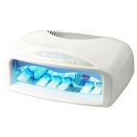 Lampa Uv  Unghii Profesionala 54 W Alba Timer + Ventilator + Gel Color Cadou! Lampa UvUnghii Profesionala 54 W Alba Timer + Ventilator + Gel Color Cadou! fotografia produsului
