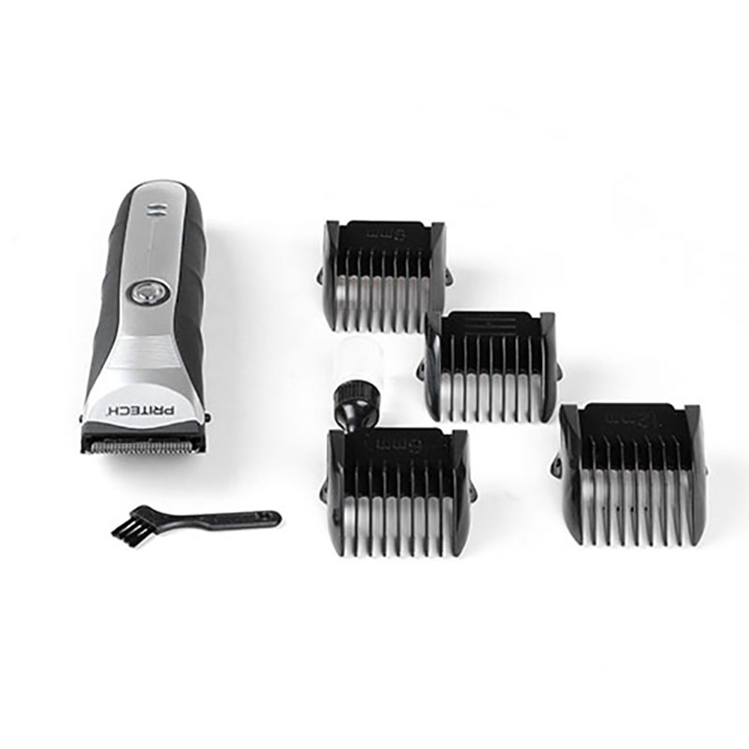 Masina de tuns-Trimmer reincarcabil Pritech Profesional Salon -Silver fotografia produsului View 3 L