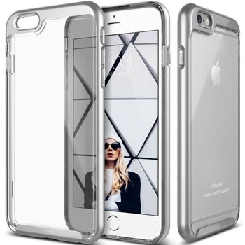 Husa telefon iphone 8 ofera protectie ultrasubtire -clear silver touch