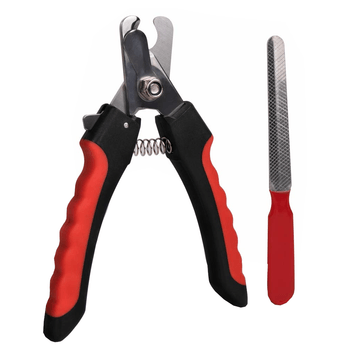 Cleste profesional taiat, scurtat unghii cosmetica animale, red, caini, pisici + pila unghii animale