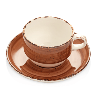 Gural brown ceasca cu farfurioara 230ml