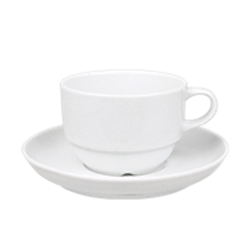 Gural delta ceasca cu farfurioara din portelan 230ml