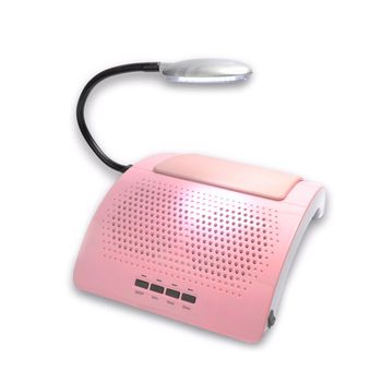 Aspirator - colector profesional de praf pentru unghii 2 ventilatoare cu lampa + gel uv color 5gr totulperfect