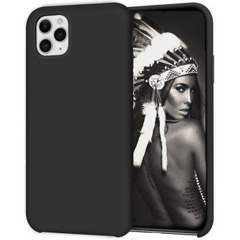 Husa telefon apple iphone 11 pro ofera protectie lux ultrasubtire soft skin black