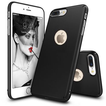 Husa telefon iphone 7 ofera protectie ultrasubtire - silk black matte