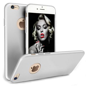 Husa telefon iphone 6/6s plus ofera protectie ultrasubtire -silk silver matte