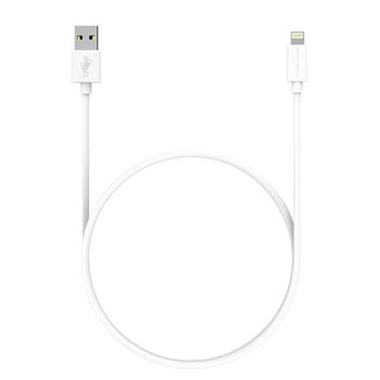 Cablu de date / alimentare usb lightning mfi 5/6/7/8/8 plus, x, xs, xr, xs max compatibil apple iphone, alb 3m