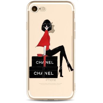Husa telefon iphone 6 / 6s ofera protectie ultrasubtire - shopping girl