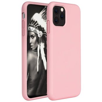 Husa telefon apple iphone 11 ofera protectie lux ultrasubtire soft silk peach