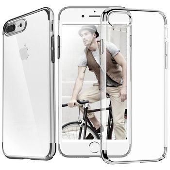 Husa telefon iphone 6/6s ofera protectie ultrasubtire - clear silver