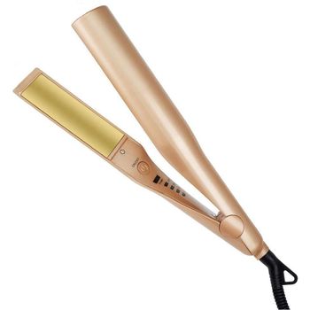 Ondulator 2in1 profesional placa indreptare par 140-230 °c, 40w, tourmaline ceramic gold ks105