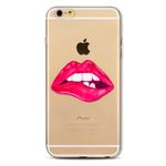 Husa telefon Iphone 6/6S ofera protectie Ultrasubtire Silicon Moale - Lips fotografia produsului