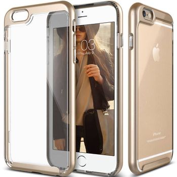 Husa telefon Iphone 7 ofera protectie Ultrasubtire – Clear Gold Touch Case TotulPerfect Iphone imagine noua 2022