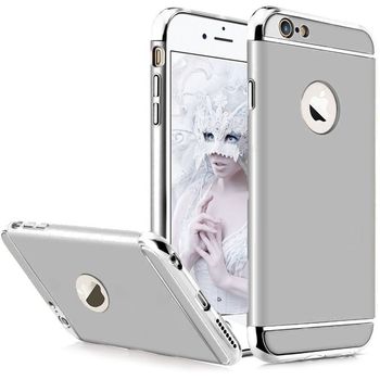 Husa telefon totulperfect iphone apple 6/6s plus ofera protectie 3in1 ultrasubtire - grey