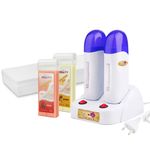 Kit Epilare Incalzitor Roll On DUBLU Blue + Ceara + Hartie Epilat fotografia produsului