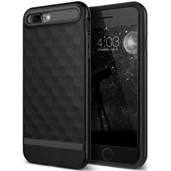 Husa telefon iphone 8 plus ofera protectie 3in1 subtire mosaic black