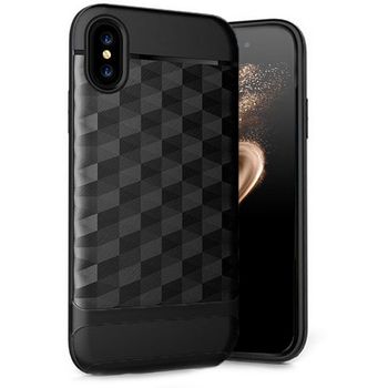 Husa telefon apple iphone xs, ofera protectie subtire mosaic black