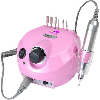 Freza Unghii Electrica Profesionala EN202-Pink, 30.000 Rpm, Roz AEROMA