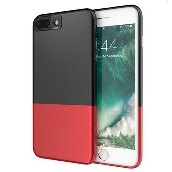 Husa telefon iphone 7 plus ofera protectie 2in1 ultrasubtire color lux