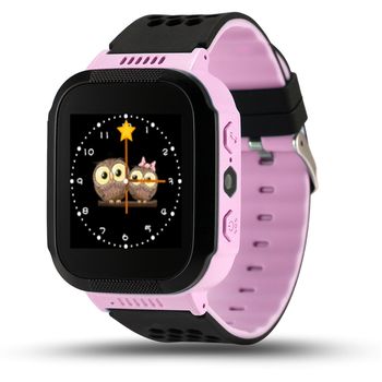 Gps smart watch pentru bebelusi copii urmariti copii urmarire a locatiei, apel sos, call monitor de la distanta q528 roz