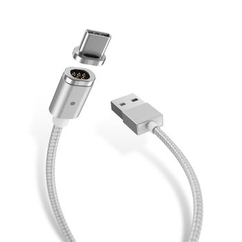 Cablu Magnetic WSKEN de Date / Alimentare Usb Lightning MFI 5/6/7/8/8 Plus, X, XS, XR, XS MAX Compatibil Apple Iphone, Grey 1M elefant.ro imagine noua 2022