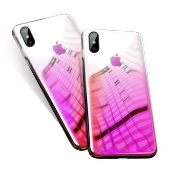 Husa telefon apple iphone xs ofera protectie ultrasubtire pink cameleon