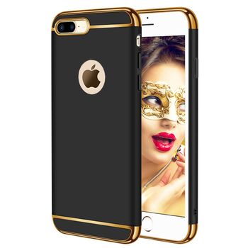 Husa telefon apple iphone 8 ofera protectie 3in1 ultrasubtire lux black matte