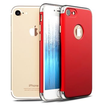 Husa telefon Iphone 7 Plus ofera protectie 3in1 Ultrasubtire – Red S Matte Case TotulPerfect Iphone imagine noua 2022